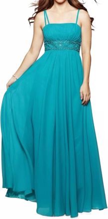 Milano Formals Womens Goddess Aura Gown In Pool