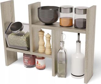 OEM Estante De Cocina De Pie Ex3, Estante De Gabinete De Roble Sonoma