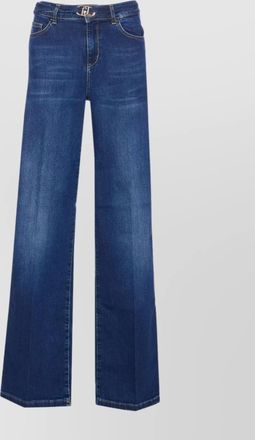 Liu Jo high waist wide leg trousers with belt