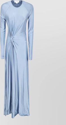 Victoria Beckham long-sleeve twist detail maxi dress