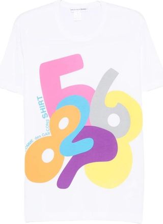 Comme Des Gar&ccedil;ons Stijlvolle T-shirts en Polos - Heren - T-shirts - Wit - M - Tops