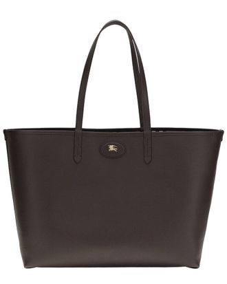 Burberry Leather Shopping Bag