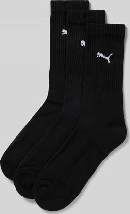 Puma Tennissocken mit Logo im 3er-Pack in Black, Größe 35-38