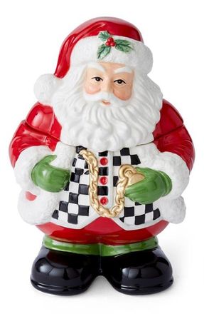 Spode Christmas Tree Santa Cookie Jar in Green at Nordstrom