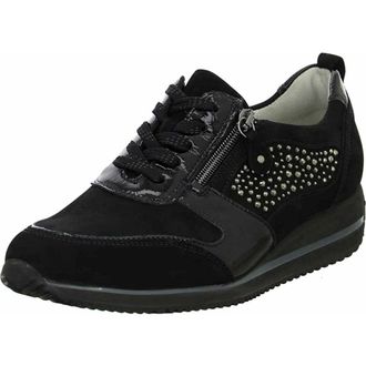 Waldl&auml;ufer Sneakers - Dames - Schoenen - Zwart - Maat: 37 EU Leer