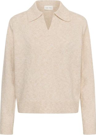 Part Two V-hals Pullover - Dames - V-hals truien - Beige - XS - Wol - Truien & Vesten