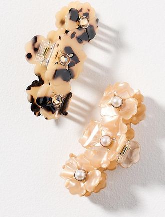 Natasha Embellished Hair Claws, Set of 2