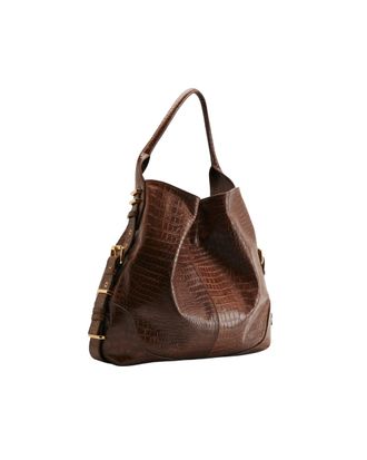 Patrizia Pepe Horse Belt Shoulder Bag - Brown