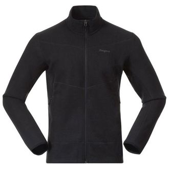 Bergans Rabot Merino Fleece Midlayer Jacket Merinojacke f&uuml;r Herren | schwarz