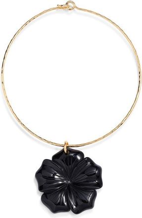Nest Black Onyx Flower Collar Necklace at Nordstrom