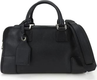 Loewe Tweedehands leren handtassen - Dames - Vintage Handtas - Zwart - ONE Size - Leer - Vintage