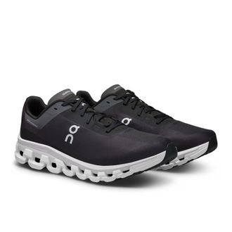 On On Cloudflow 4 3MD30100299 Sneakers Black White Athletic Running Shoes