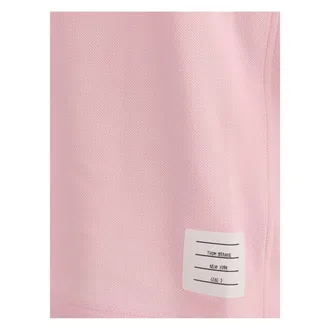 Thom Browne Cotton Polo Shirt - Pink