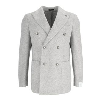 Breras Milano Breras - Brera Jas - Heren - Jassen - Grijs - Maat: L Zijde