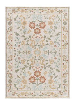 Atticgo Alfombra de exterior motivos florales beige/multicolor 200x290 cm