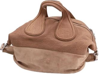 Givenchy Pre-owned Medium Nightingale Satchel - Dames - Vintage Handtas - Beige - ONE Size - Leer - Vintage