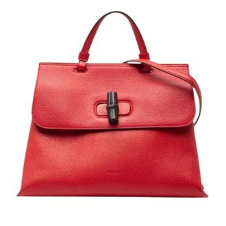 Gucci Pre-owned Handbags, female, Red, Size: ONE SIZE Pre-owned Vintage Shoulder Bag