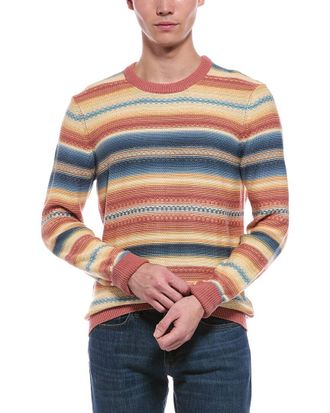 Faherty Cashmere-Blend Crewneck Sweater