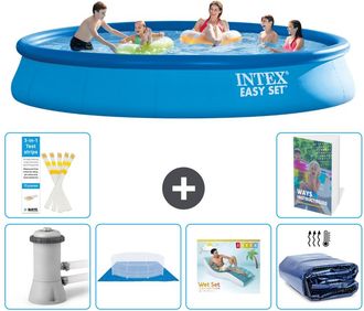 Intex Piscina Easy Set Redonda - 457x84 Cm - 7-piezas S345