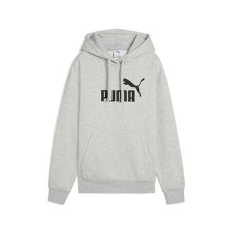 Puma Felpa con cappuccio con logo Essentials No. 1 da donna, Abbigliamento, Grigio, XXS