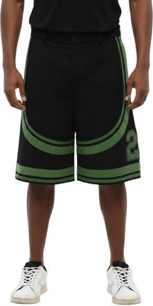 Off-white Black Relaxed Shorts