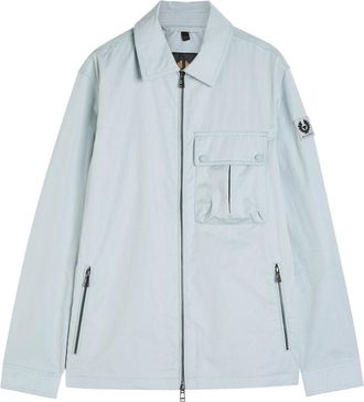 Belstaff Drome Cotton-blend Overshirt - Light Blue - Xxl