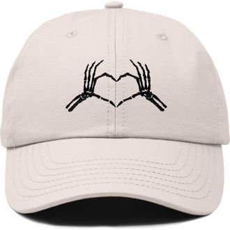 Dalix Babe Embroidered Cap in Beige at Nordstrom