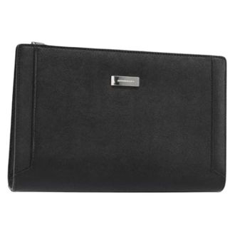 Burberry Pre-owned Clutches, female, Black, Size: ONE SIZE Pre-owned Vintage Clutch