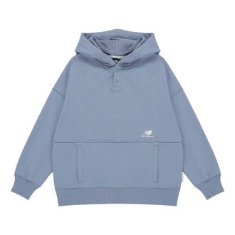 New Balance (WMNS) New Balance Classic Lifestyle Plain Hoodie Asia Sizing Blue AWT23322-AGY