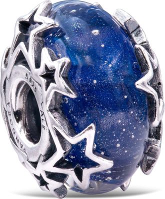 Pandora Galaxy Blue & Star Murano Charm