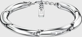 Diesel Stainless steel chain bracelet - Bracelets - Unisex - Silver