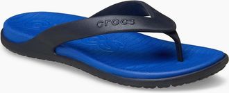 Crocs Mens Crocs Coast Flip Polyurethane Mens Blue/Navy Flip Flops - Size: UK 11 / eu 46-47 / us m12