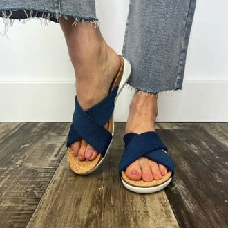 Arcopedico Womens Pantanal Sandal In Denim
