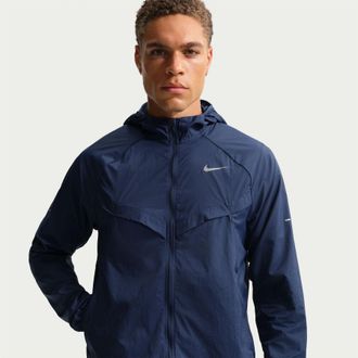 Nike Mens Stride Jacket in Midnight Navy - Blue - Size X-Large