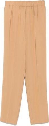 Forte_Forte Pantaloni in crêpe cady - Marrone