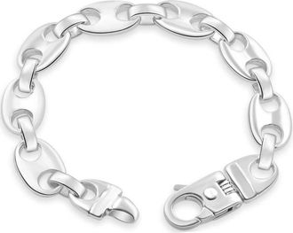 Pompeii3 Mens 14k Gold (78gram) or Platinum (146gram) 13.5mm Link Bracelet 8.5