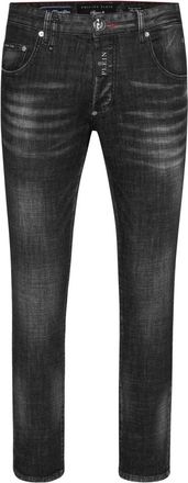 Philipp Plein Heren, Jeans, Zwart, Maat: W33 Katoen