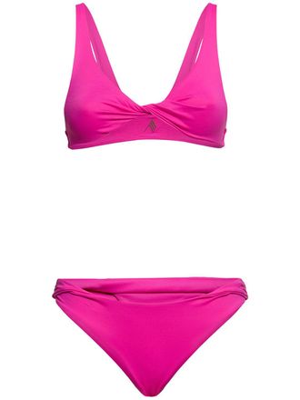 ワンピース水着 THE ATTICO Fuchsia Stretch Nylon Bikini The Attico Fuchsia Stretch Nylon Bikini | italist