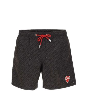 MC2 Saint Barth Black Gustavia Classic Swim Shorts