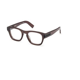 Ermenegildo Zegna Ez5331 048 Glasses - male - Zegna - Glasses - Brown - 51 MM - Accessories