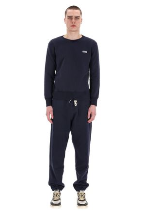 Autry Cotton Crewneck Sweatshirt with Logo