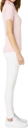 Anatomie Ella Short Sleeve Polo In Pink Rose