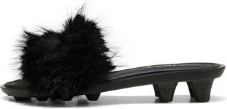 Puma (WMNS) PUMA x FENTY Cat Cleat Sandals Chic Fur Black 404768-02