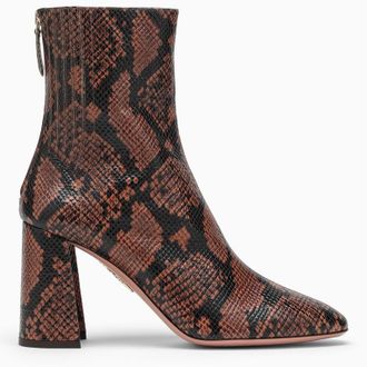 Aquazzura Tronchetto in pelle animalier