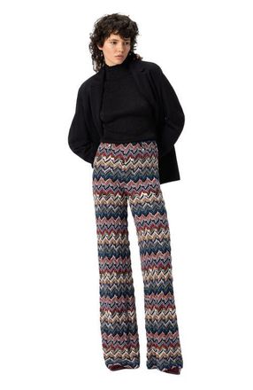 Missoni Palazzo Pants In Embroidered Lace in Multicoloured at Nordstrom, Size 40 It