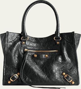 Balenciaga Le City Arena Leather Tote Bag