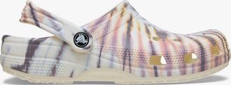 Crocs Womens Crocs CLASSIC TIE DYE Unisex Adults Clogs Chalk/Multi - Days Of Xmas - Size: UK m9w10