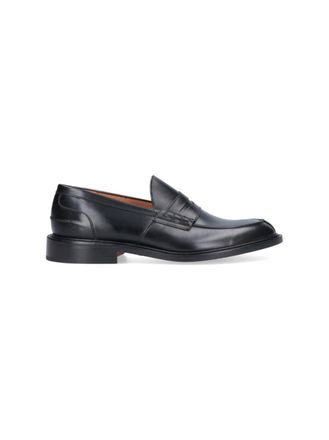 Trickers James Black Leather Loafers