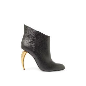 Roberto Cavalli Saber Tooth Heel Booties, Brand Size 37 ( US Size 7 )