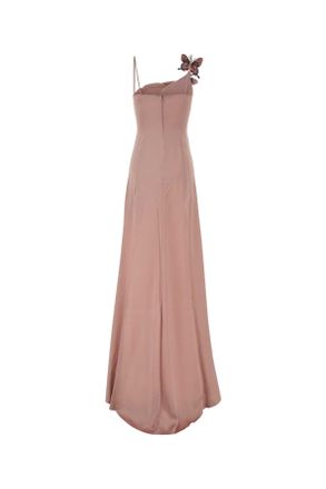 Blumarine 4a455a N0114 Rosa Exterior: Viscose Elastane Abiti Lunghi Dress
